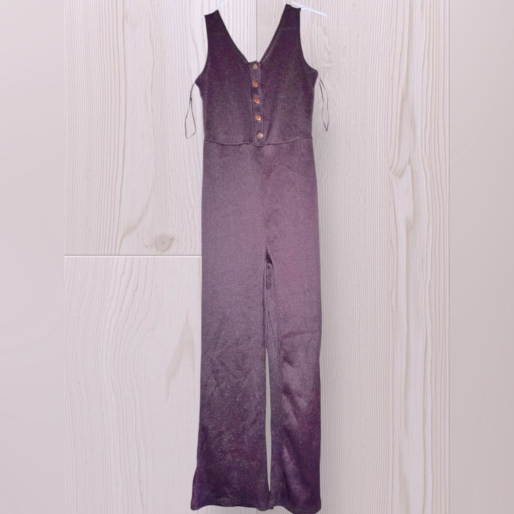 Women’s Sparkly Maroon Jumpsuit